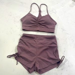 High rise workout outfit. Size M